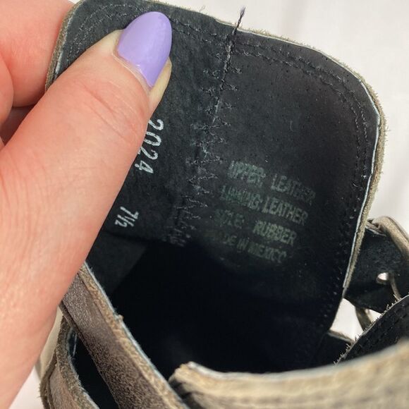 Very Volatile Fiery leather charcoal ankle bootie size 7.5 - Picture 9 of 9